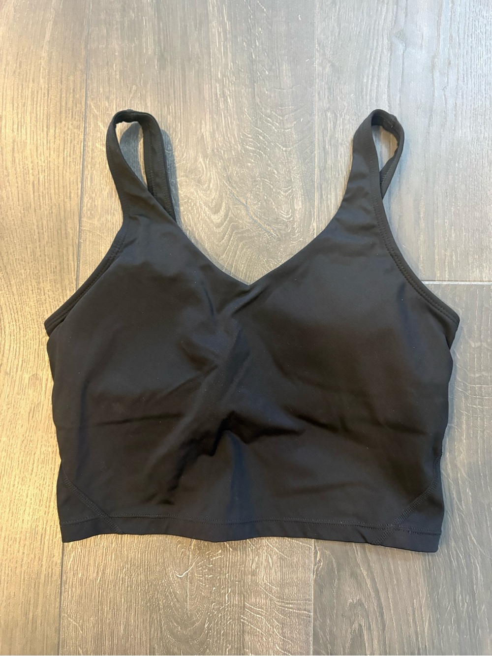 Black Women's Seamless V-Neck Bralette